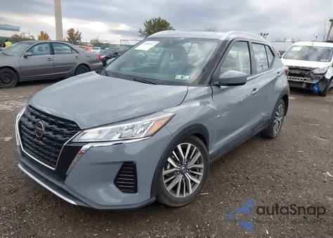 2021 Nissan Kicks Sv Xtronic Cvt from USA, damaged, VIN 3N1CP5CV9ML562701